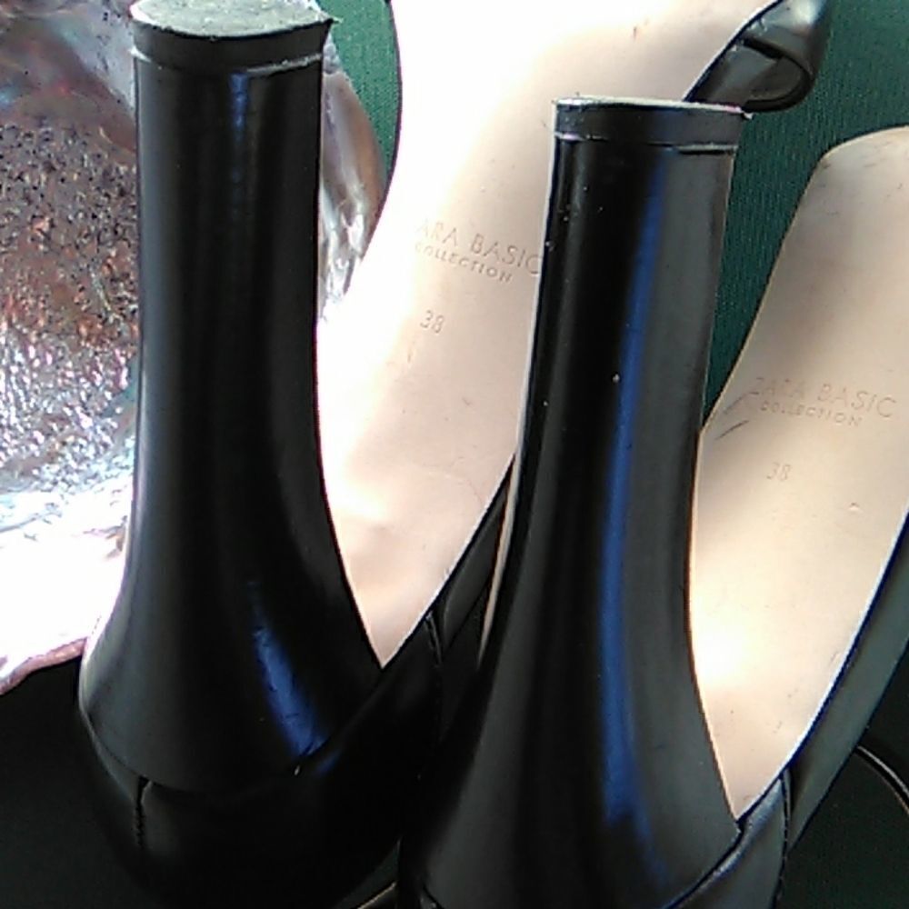 Zara Basic Collection Ankle Strap Heels - Picture 7 of 8